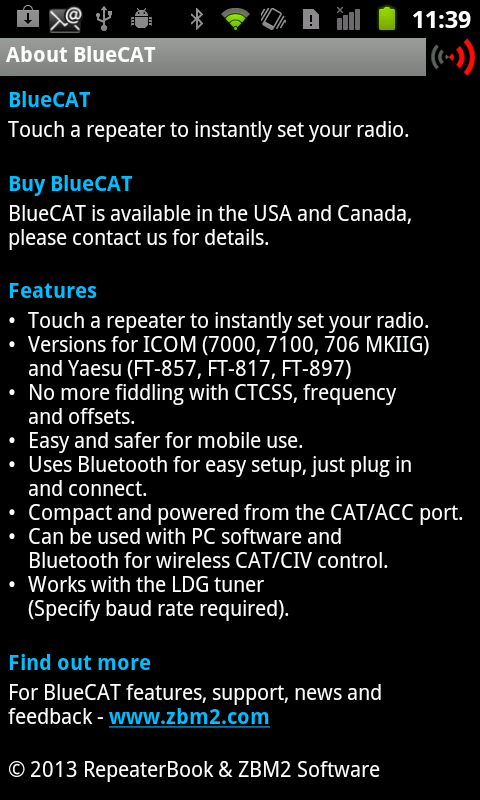 Repeater Settings